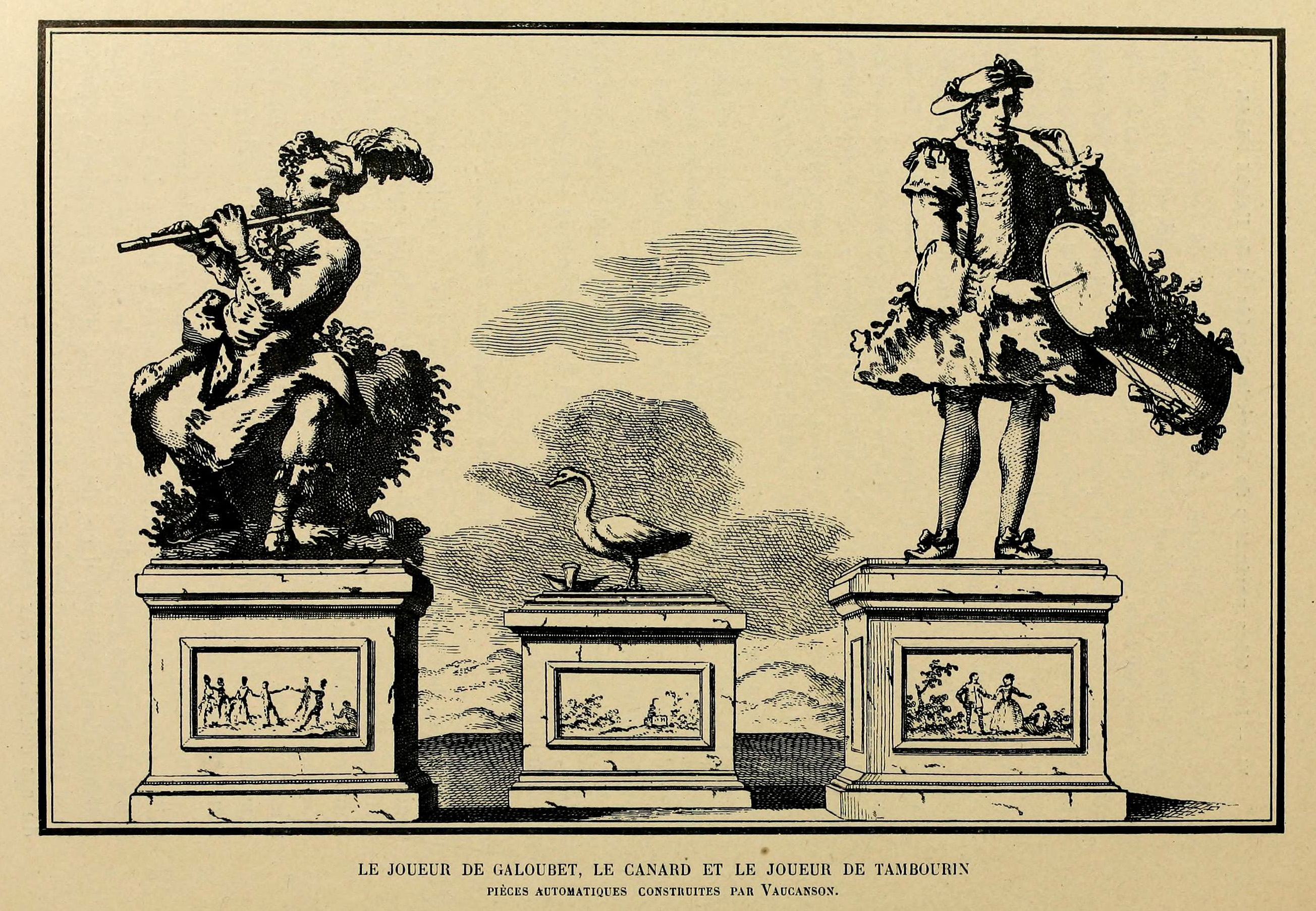 flûteur automate de Vaucanson